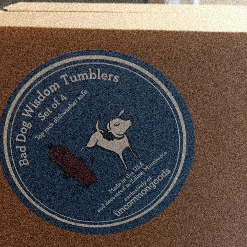 Bad Dog Wisdom Tumblers New In Box